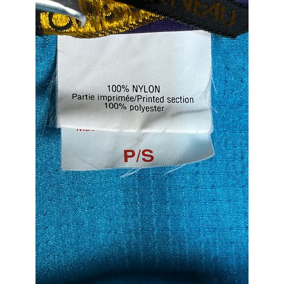 Vintage Louis Garneau Windbreaker Jacket Nylon 80's Baggy Blue Purple Womens S - Picture 13 of 14
